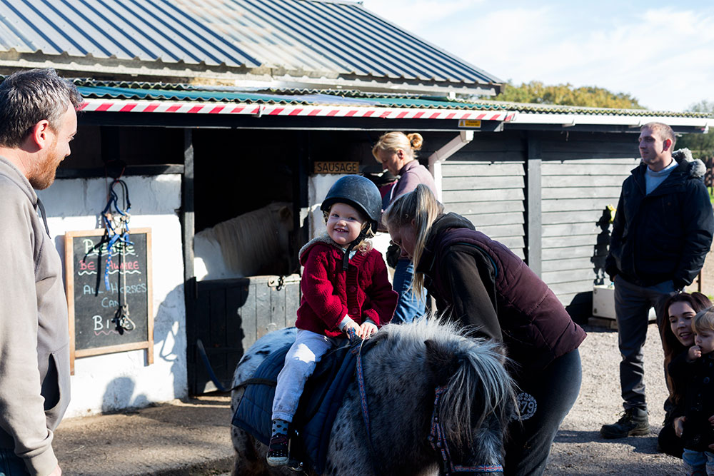 Nixie's first ever horse riding experience!